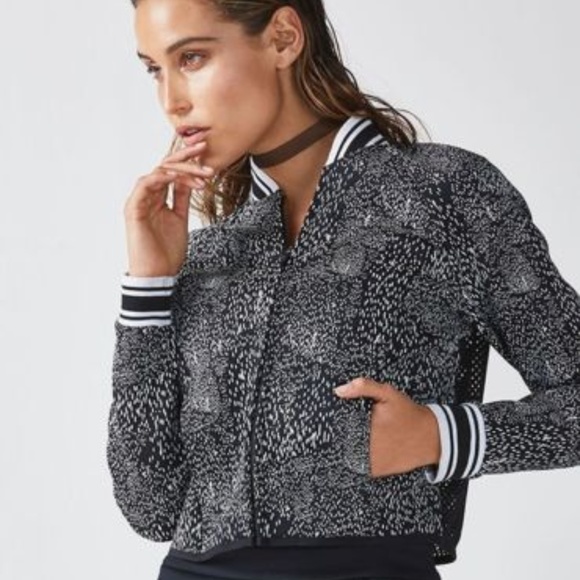 Fabletics Jackets & Blazers - ⛔Fabletics Tia Bomber Jacket Black S